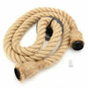 Vintage Retro Hemp Rope Iron Pendant Ceiling Light Industrial Loft Retro Lamp UK