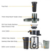 New 1000ML Electric Juicer Extractor Fruit Veg Citrus Centrifugal Juicer Machine