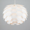 Large Ceiling Pendant Light Shade White Layered Design Easy Fit Lighting LED