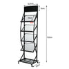 Catalogue Leaflet Book Display Rack for Exhibition Trade Show Reception Standing