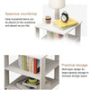Bedside Chest Wooden Side Table Nightstand 2 Tiers Cabinet Bedroom Furniture Set