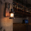 Retro Vintage Industrial Wall Light Loft Rustic Lantern Sconce Wall Lamp Fixture