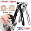 Stainless Steel Toe Nail Clippers Finger Nail Cutters for Thick Nails Heavy Duty