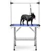 36" Dog Grooming Pet Table 2 Arm Adjustable Folding Bath Height Non Slip Top