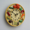 Wall Clock Kitchen School Office Home Shabby Chic wood effect Decor Quartz 23cm