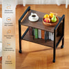 2 Tier End Coffee & Bedside Table for Living Room Bedroom Kitchen Study in