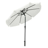 2.5m 3m Garden Patio Parasol Umbrella 8 Sturdy Ribs With Tilt Mechanism Outdoor