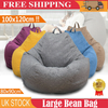 Large Bean Bag Chair Adult Teens Kid Couch Sofa Cover Lazy Lounger Garden Indoor