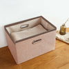 Foldable Fabric Storage Box with lid Drawer Toys/Books/Clo