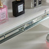 Dressing Table Make-Up Desk w/ Sliding Mirror Drawers Vanity Stool Set Bedroom