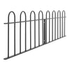 Ball Top Garden Fence 1830mm GAP x 915mm H Wrought Iron Privacy Fence Panel