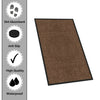 Plain Barrier Mat Runner Heavy Duty Door Mat Entrance Dirt Trapper Anti Slip New