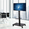 UNHO Floor TV Stand Tilt 15° with Mount and Mobile Wheel Universal for 32-65" TV