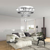 36W LED Crystal Ceiling Light Chandelier Lamp Modern Kitchen Living Room Lights