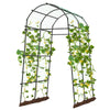 230CM Metal Garden Arch Heavy Duty Arbor Climbing Trellis Pergola Decoration