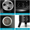 Smoker BBQ Charcoal Grill Portable Outdoor Barbecue Meat Food Cooking Drum Oven
