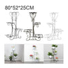 Indoor Outdoor Plant Stand 4 Tier Metal Flower Pots Holder Rack Display Shelf