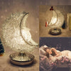 Desire Aroma Lamp Silver Moon Electric Wax Melt Oil Burner Light Bedside Lamp UK
