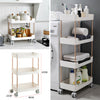 2/3/4 Tier Kitchen Food Storage Trolley Vegetable Cart Rack Shelf Bathroom Caddy