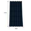 Thick Thermal Blackout Curtain Pencil Pleat Eyelet Ring Top Pair Curtains Panel