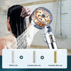 Shower Head Water Saving Flow 360° Rotating with Small Fan High Pressure Spray