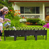 Set of 4 Raised Garden Bed Kits Elevated Flower Vegetable Herb Grow Planter Box