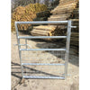 Galvanised Metal Field Farm Entrance Half Mesh Security Gate Fence Various Size