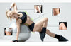 65cm Fitness Exercise Ball Yoga Gym Swiss Pregnancy Birthing Anti-Burst WithPump