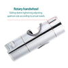 Adjustable Bathroom Shower Head Holder Riser Rail Bracket Chrome