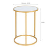 Gold Coffee Table Cabinet Lamp Small Side End Table Nightstand Telephone Table