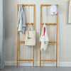 Unique Design Wooden Corner Clothes Rail Screen Clothing Display Shelf Hanger St