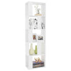 Book Cabinet Room Divider Bookcase Storage Display Corner Rack Wooden Furniture