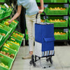 2 IN 1 35L Folding Shopping Trolley Truck Grocery Luggage Carrier Bag 2 Wheels