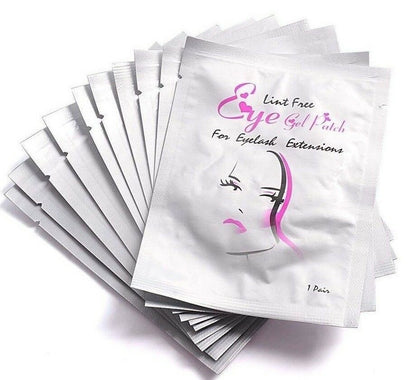 100 Pairs Eyelash Extension Under Gel Eye Pads Salon Lint Free Patches Make-Up
