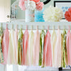 Tissue Paper Tassel Garland Bunting Confetti Paper Birthday Hanging Decorations