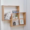 Floating Wall Cube Shelves Set of Cross Cubes Hanging Storages Display Shelving