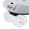 Perfect Headband With 2 LED Light Jeweler Magnifier Magnifying Glass Loupe
