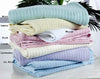 100% Cotton Soft Hand Woven Leight weight Adult Cellular Blanket 4 sizes & 7 Col