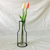 Creative Art Style Retro Iron Line Flowers Vase Metal Plant Holder -