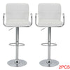 2X Bar Stools Leather Swivel Gas Lift Chair Kitchen Breakfast Pub Black,Red,Grey