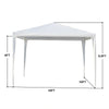 3x3M Heavy Duty Gazebo Marquee Strong Waterproof Garden Patio Party Tent 3 Sides