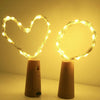 12PCS 10LED Wine Bottle Fairy String Lights Battery Cork Shaped Wedding Party