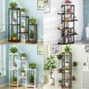 Industrial Bookshelf 6Tier Ladder Shelf Plant Display Rack Storage Shelving Unit