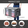 4x Large Clothes Storage Bags Zipped Organizer Underbed Wardrobe Cube Closet Box