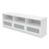 Modern TV Unit Stand TV Cabinet 3 Drawer Storage Sideboard Media Livingroom