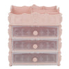 3 Tiers Makeup Case Desktop Storage Box Cosmetic Organizer Holder Drawer Jewelry