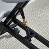 Kneeling Posture Chair Grey Stool Ergonomic Seat Leather w/ Wheels