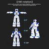 New Intelligent Robot RC Remote Control Smart Action Music Kids Toy Gift Blue UK