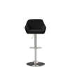 1/2/4X Bar Stools Gas Lift Swivel Stool Velvet Breakfast Chairs Metal Legs