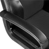 Office Desk Chair Ergonomic Computer Chair Leather Gaming Chair Home Work Black